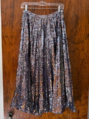 ASOS Women's Sequin Midi Skirt Sz 6